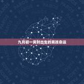 九月初一寅时出生的男孩命运，农历九月初一出生的人