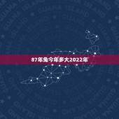 87年兔今年多大2022年，属狗今年多大2022