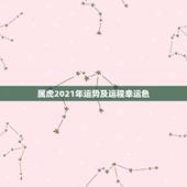 属虎2021年运势及运程幸运色，2021年属虎的幸运色是什么颜色