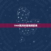 1969属鸡的属相婚配表，属鸡的与属什么适合