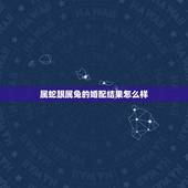 属蛇跟属兔的婚配结果怎么样，属蛇和属兔怎么样
