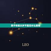 庚子年躲太岁不能见什么属相，20年犯太岁的五大生肖