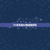 91羊女和94狗结婚好吗，94年狗女和94狗男婚姻