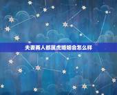 夫妻两人都属虎婚姻会怎么样，夫妻俩个都属虎今年的运气好吗