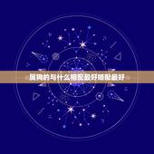 属狗的与什么相配最好婚配最好，男属狗的和什么属相最配