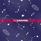 十二生肖的岁数表，十二生肖岁数表