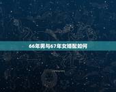 66年男与67年女婚配如何，83年属猪女和88年属龙男配吗？