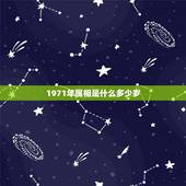 1971年属相是什么多少岁，1971出生今年多大岁数？