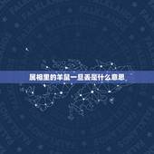 属相里的羊鼠一旦丢是什么意思，鼠羊一旦休什么意思