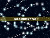 女虎男蛇婚配是否合适，女属虎和男属蛇的婚配好不好