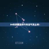 84年的属鼠的今年运气怎么样，84女属鼠什么时候走财运