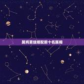 属鸡更佳婚配前十名属相，十二生肖婚姻更佳婚配