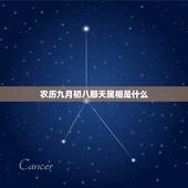 农历九月初八那天属相是什么，农历九月初八是什么星座
