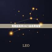 免费起名字2021起名男宝宝，2021年男宝宝名字