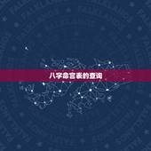 八字命宫表的查询，八字命宫表看你一生财富为什么那么准
