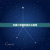 夫妻八字相刑是什么意思，和女朋友要结婚，但一个看八字很准的人，看了我和