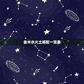 金木水火土婚配一览表，男女五行婚配查询表(周易最权威)