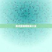 属虎属相婚配表大全，属虎的属相婚配表