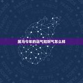 属马今年的运气和财气怎么样，属马的今天运气怎么样财运怎么样