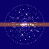 2022微信昵称男生，男生微信昵称2023最新的