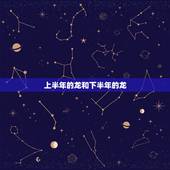 上半年的龙和下半年的龙，属龙人在2022年的全年运势