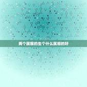 两个属猴的生个什么属相的好，我属猴我老公属鸡我们生个什么属相的宝宝最好