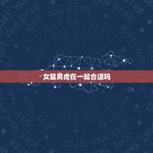 女鼠男虎在一起合适吗，男属鼠与女属虎配吗