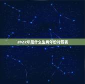 2022年是什么生肖年份对照表，生肖表十二顺序年份