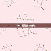 1977属蛇男的晚年，1977年属蛇男2021年的运势和婚姻