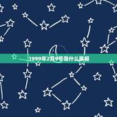 1999年2月9号是什么属相，1999年国历2月9日属相是什么啊。