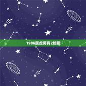 1986属虎男有2婚姻，86年属虎男士一生中会不会一次婚姻都没有？