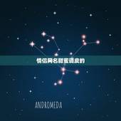 情侣网名甜蜜调皮的，想找个恩爱的情侣网名