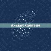 输入姓名查个人信息的小程序，我是用EXCEL表做工资，能否有小程序能实