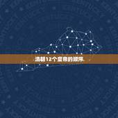 清朝12个皇帝的顺序，清朝12帝排行按顺序