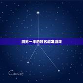 测另一半的姓名超准游戏，另一半的姓名怎么测试
