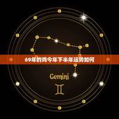 69年的鸡今年下半年运势如何，69年的鸡2021年的财运如何