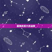 属狗农历六月运势，那为高人知道属狗人1982年农历8月6的生人的，20