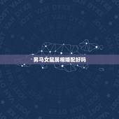 男马女鼠属相婚配好吗，属相婚配：男属马和女属鼠相配吗