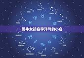 属牛女孩名字洋气的小名，属牛的女孩取啥名字好
