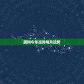 属狗今年运势每月运势，70年属狗2021年运势及运程每月运程