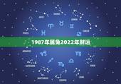 1987年属兔2022年财运，1987属兔2024年的运势及运程