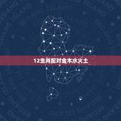 12生肖配对金木水火土，十二生肖金木水火土怎样分