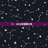 2022年宝宝小名，500个好听乳名大全