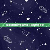 属龙和属鼠的夫妻生什么属相的孩子好，女属龙和男属鼠生什么属相的宝宝好