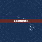 羊跟龙婚姻相配吗，龙跟羊的一生婚姻如何