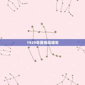 1929年属相是啥年，请问1929年是什么年(生肖) 急！
