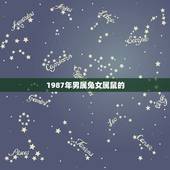 1987年男属兔女属鼠的，84属鼠的和属兔的婚姻