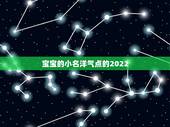 宝宝的小名洋气点的2022，男孩乳名洋气点的2022