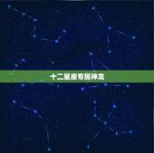 十二星座专属神龙，12星座的守**兽分别是什么？