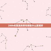 2000年属龙的男性婚配什么属相好，2000年属龙的婚配